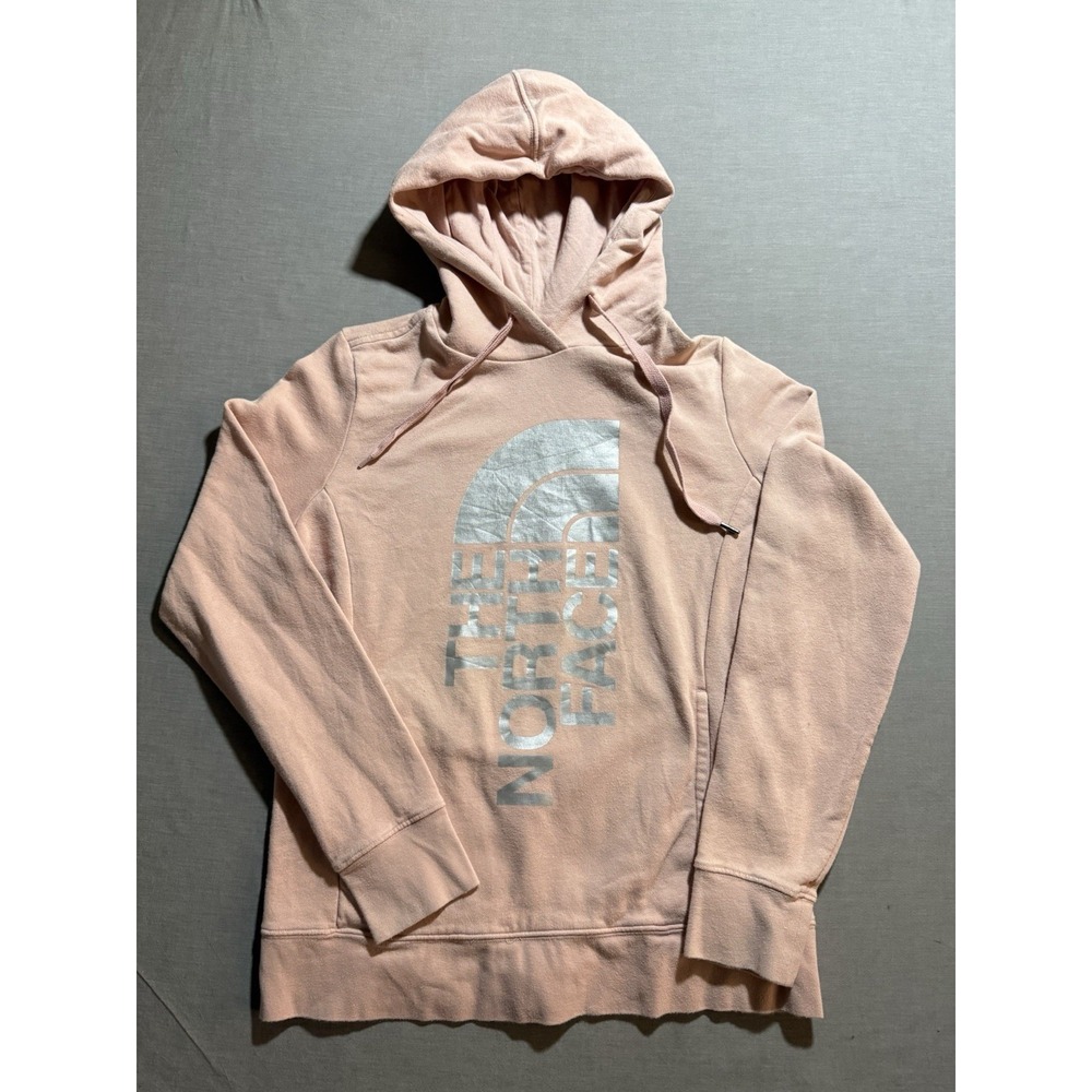 The North Face Sweatshirt Women's Medium Pink Pullover Long Sleeve Hoodie Ladies